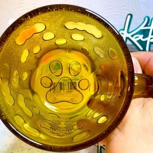 Starbucks Glass Leapard Paw Mug, Taiwan